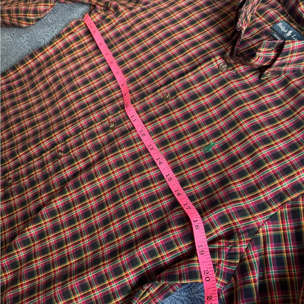 Polo Ralph Lauren Classic Fit Button Down  Preppy Plaid Tartan| Size S - Picture 6 of 6